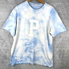 Zara T-Shirt Unisexe L Bleu