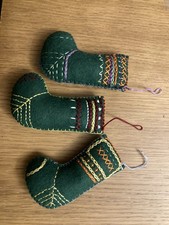 Calza fatta a mano decorazioni