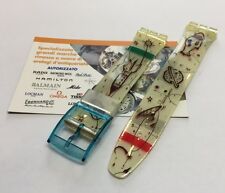 Cinturino in plastica Swatch razzo spaziale originale attacco 17mm