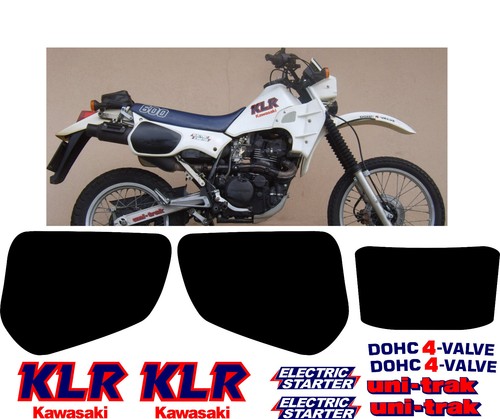 Kawasaki klr 600 - 600, adesivi