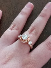 Anello argento 925 placcato