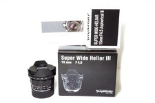 Obiettivo manuale Voigtlander Heliar III 15mm F4.5 Come nuovo