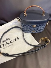 Coach Vanity Bag Denim 31a