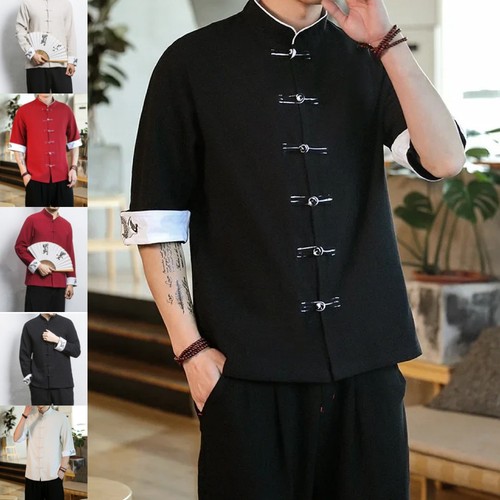 Camicia hanfu uomo - uomo, ricamo