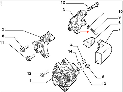 9464430889 vite fiat - vite,