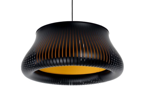 Lampada sospensione oro nero - a,
