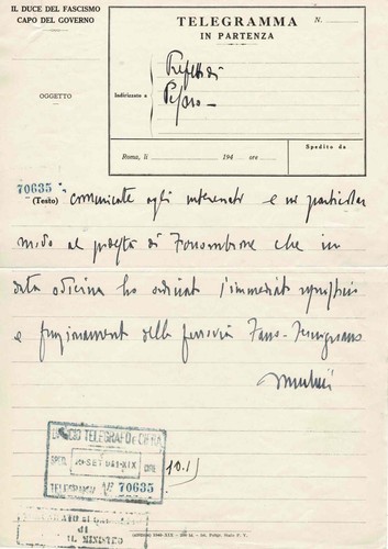 Benito mussolini lettera - -,