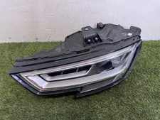 FARO AUDI A3 8V FULL LED LATO PASSEGGERO SINISTRO 2017 "DANNEGGIATO"