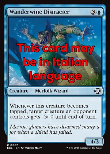 Mtg wanderwine distracter - mtg,