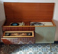 RADIO GIRADISCHI A VALVOLE MINERVA VINTAGE ANNI 60
