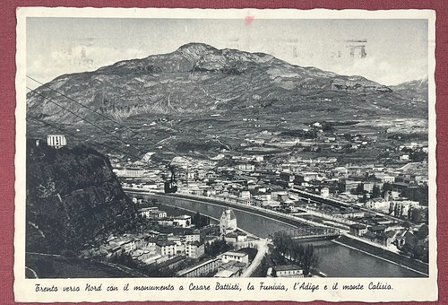 Trento verso nord 1939 - verso,