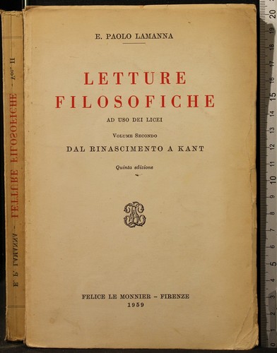 Letture filosofiche vol - letture, filosofiche.