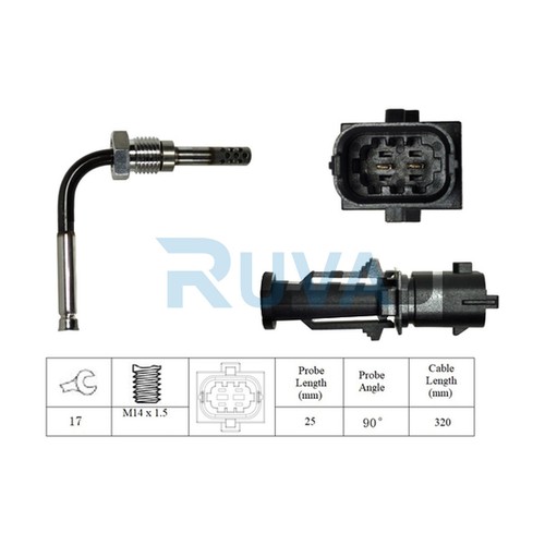 Sensore temperatura gas