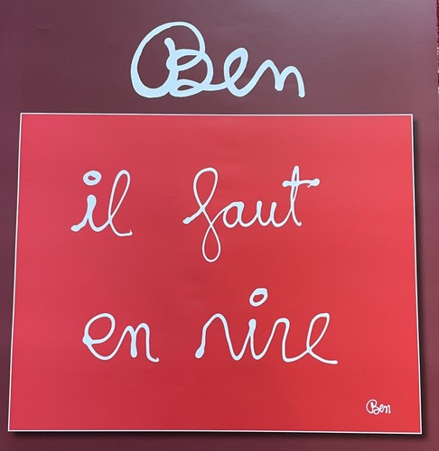 Ben vautier faut en - ben,