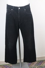 ARMANI JEANS PANTALONE CASUAL UOMO TG W31 MAN VINTAGE PANTS COTONE VELLUTO