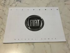 FIAT PUNTO 2008 NATURAL POWER INTEGRAZIONE MANUALE LIBRETTO ISTRUZIONI ORIGINALE