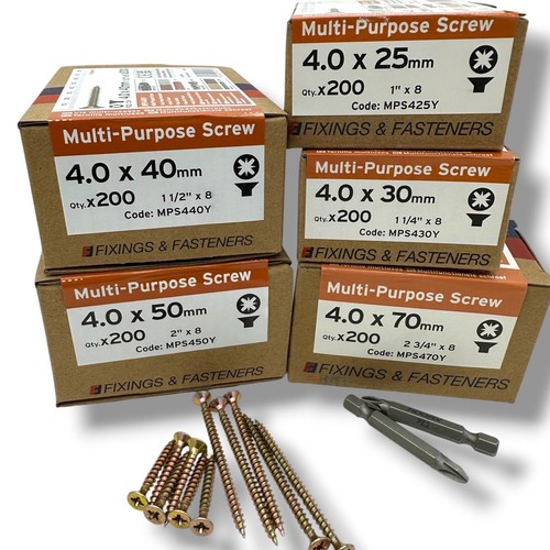 Viti per legno assortite mm - 4,