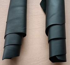 2 PELLI SCAMPOLO DI AGNELLO NAPPA COLORE NERO PELLETTERIA CALZATURA HOBBY LARP