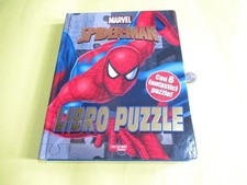 MARVEL SPIDER-MAN LIBRO PUZZLE CARTONATO SPIDERMAN UOMO RAGNO GADGET No Corno