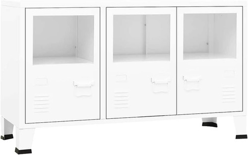 Credenza bianca industriale - credenza,
