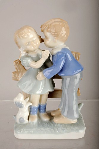 Figura porcellana ragazza e - figura,