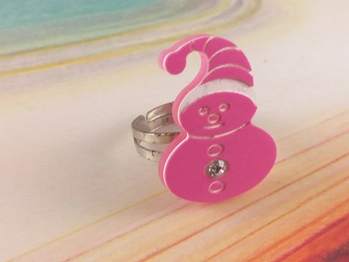 Anello bambina resina - anello,