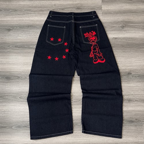 Jeans unisex y2k star retrò - y2k,