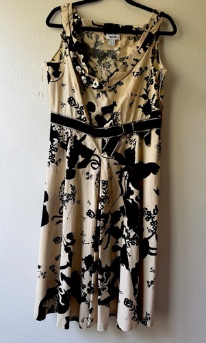 Moschino abito beige - con, fiori