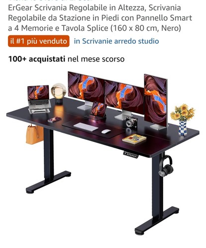 Ergear scrivania regolabile - scrivania,