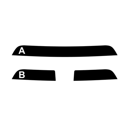 Fascia parasole parabrezza - parasole,