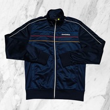 DIADORA Vintage Felpa Zip Uomo