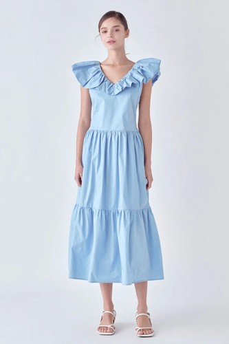 Abito midi english factory - abito,