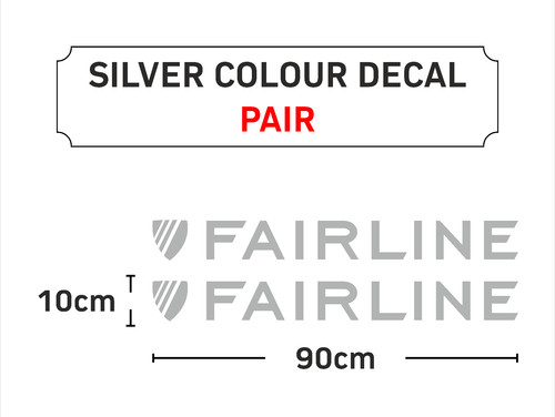 Fairline boat silver - boat, pair