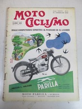 RIVISTA MOTOCICLISMO N. 8 1950