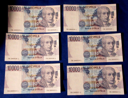 Billets 10000 lire - billets,
