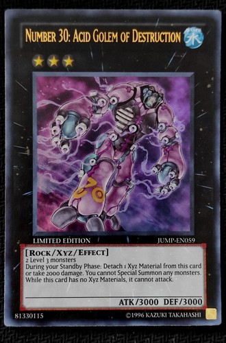 Number acid golem of - acid,