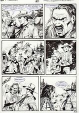 MAURIZIO DOTTI - TAVOLA ORIGINALE TEX - 'CAROVANA DI AUDACI'