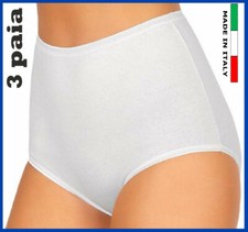 3 mutande donna in cotone elasiticizzato vita alta culotte mutanda intimo slip