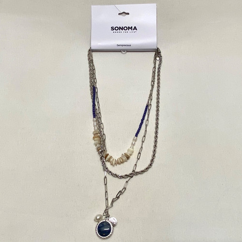 Collana strati con perle - collana,