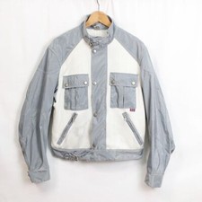 Giacca a vento Belstaff bianco/grigio da uomo taglia M