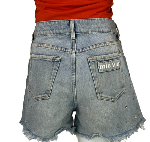 Pantaloncini jeans miu - pantaloncini,