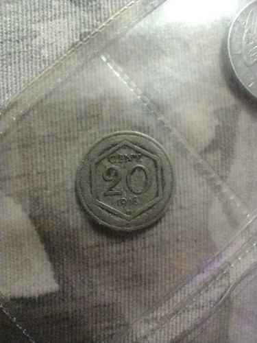 Cent 1918 esagono - 20,