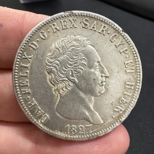 Regno sardegna lire 1827 - sardegna,