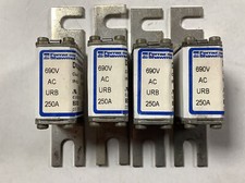 4 Fusibili Protistor AR 250A 690V AC URB DN00UB69V250V Ultrarapidi