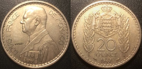 Monaco luigi 20 franchi - luigi,