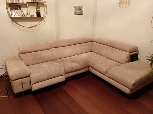Divano angolare alcantara - divano,
