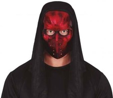 Maschera hockey rossa con