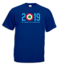 T-shirt Maglia Lazio Noi L'Amiamo per Lei Combattiamo Finale Coppa Italia 2019