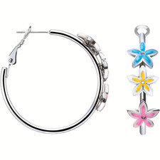 ALVIERO MARTINI  PRIMA  CLASSE FLOWER STREET  ORECCHINI  DONNA ACJ0138  NUOVI