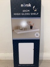 Norsk 60 cm ripiano bianco